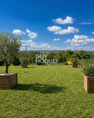 FELZINS - Maison récente T4 de 94 m2, de plain-pied avec vue dominante – Terrain piscinable de 1 530 m²