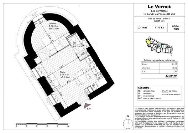 Spacieux Appartement T2 Château Horace Vernet ? 83250 La Londe Les Maures