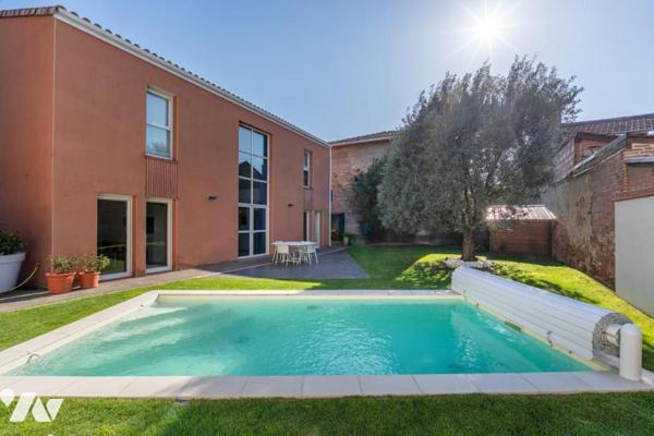 Maison d'architecte - TOULOUSE La Roseraie - 200 m2 avec piscine