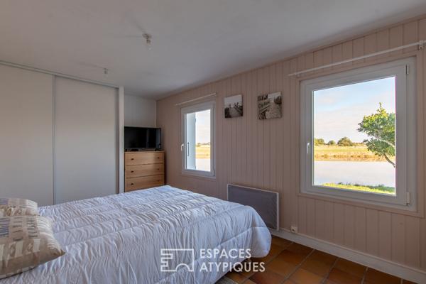 Longère rénovée entre terre et océan