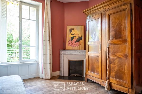 Maison en pierre avec piscine, charme 1930 au coeur de la vallée de l’Eyrieux