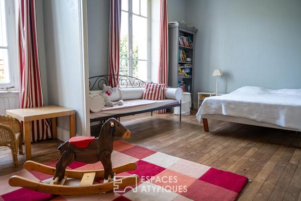 Maison en pierre avec piscine, charme 1930 au coeur de la vallée de l’Eyrieux