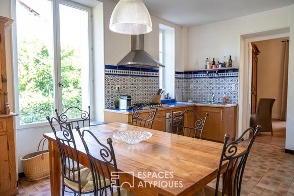 Maison en pierre avec piscine, charme 1930 au coeur de la vallée de l’Eyrieux
