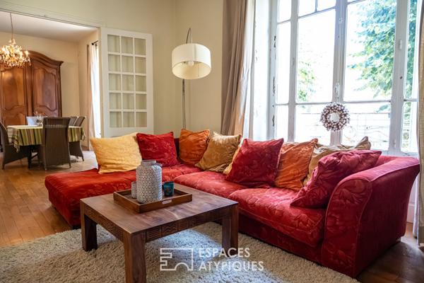 Maison en pierre avec piscine, charme 1930 au coeur de la vallée de l’Eyrieux