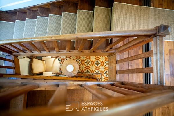 Maison en pierre avec piscine, charme 1930 au coeur de la vallée de l’Eyrieux