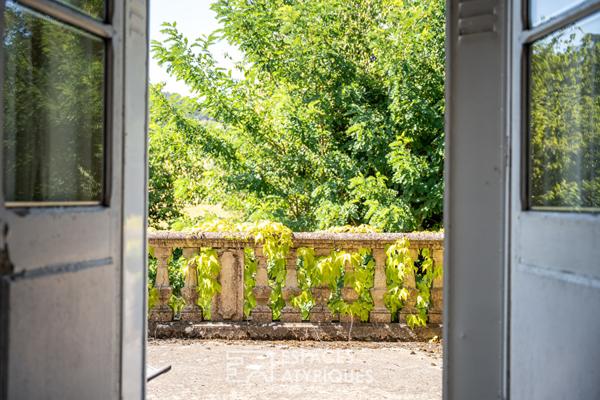 Maison en pierre avec piscine, charme 1930 au coeur de la vallée de l’Eyrieux
