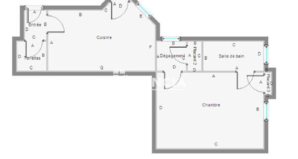 Location Studio meublé 31.27 m² - Montluçon 03100