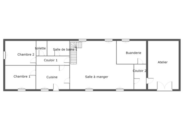 Maison 210 m2, 6 chambres, 2600m2 de terrain dont parcelle constructible Jouars pontchartrain