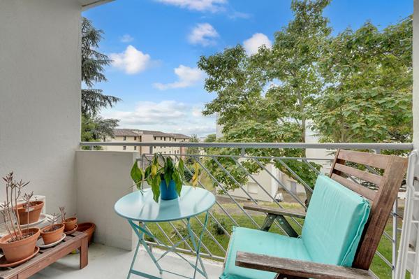 Appartement Toulouse 4 pièce(s) 71 m2 avec balcons, cave et  place de parking