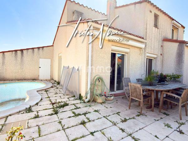 Maison 3 faces de 85 m2 avec piscine - Alenya