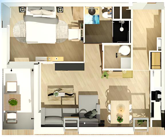 Appartement neuf avec jardin près de la plage !