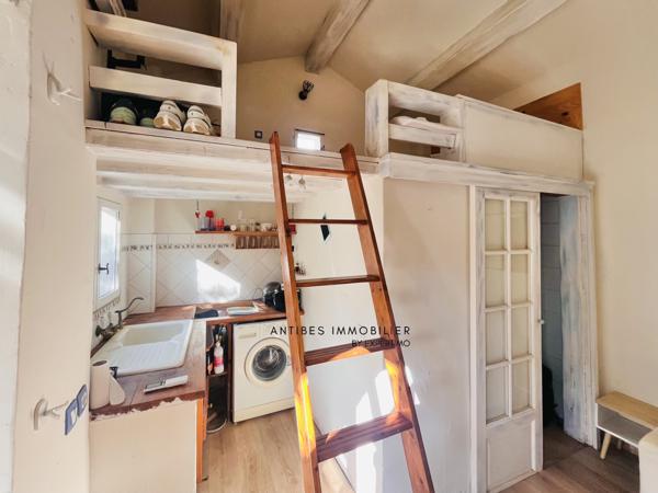 Antibes (06600) Antibes Maison Individuelle de plain pied 3 pièces + studio