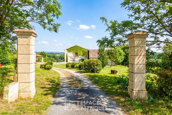 Belle propriété avec piscine et vue imprenable