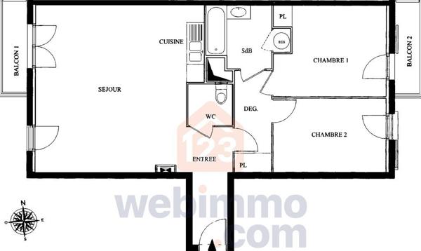 Appartement 69 m² à Sucy-en-Brie 94370