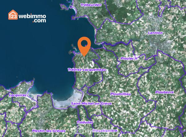 Terrain à bâtir 700 m² à Trédrez-Locquémeau 22300