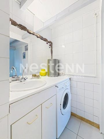 Charmante villa 2 pièces de 33.6 m² (27.28 m² loi carrez) + mezzanine, jardin et terrasse de 27 m² dans résidence avec piscine à Saint-Pierre-la-Mer