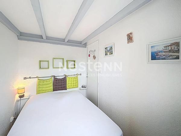 Charmante villa 2 pièces de 33.6 m² (27.28 m² loi carrez) + mezzanine, jardin et terrasse de 27 m² dans résidence avec piscine à Saint-Pierre-la-Mer