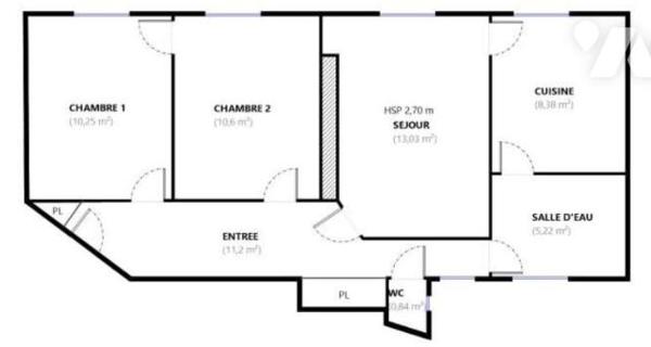 PARIS XVIIIe - Appartement 3 pièces - Secteur Grandes Carrières