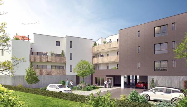 EXCLUSIVITE SAINT-NAZAIRE NOUVEAU EN LEASING - Appartement à vendre 3 pièces SAINT NAZAIRE (44) - GRANDE TERRASSE - LUMINEUX - 2 CHAMBRES 72M2