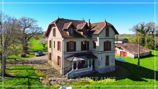 Propriete à vendre 14 pièces LE HOUGA (32) de 215 m2 habitables à rénover, sur 11949 m2 de terrain, dépendances