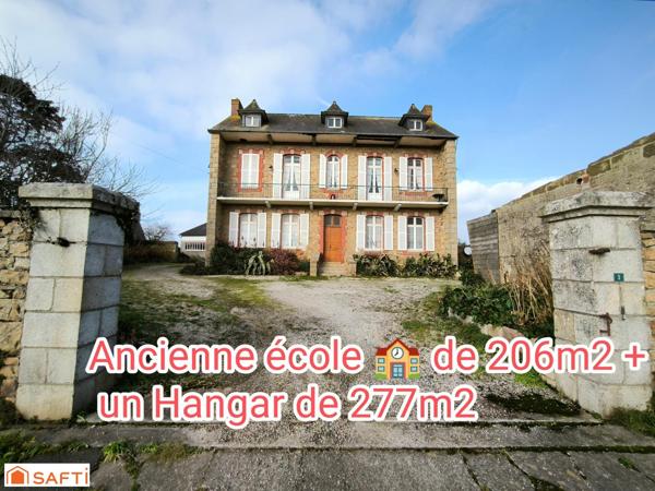 ANCIENNE ECOLE PLUS UN HANGAR DE 277M² PLUS DEPENDANCE
