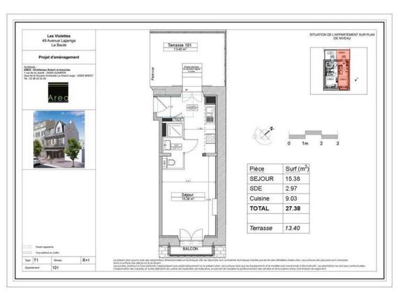 Appartement 1 pièce - 44500 La Baule-Escoublac
