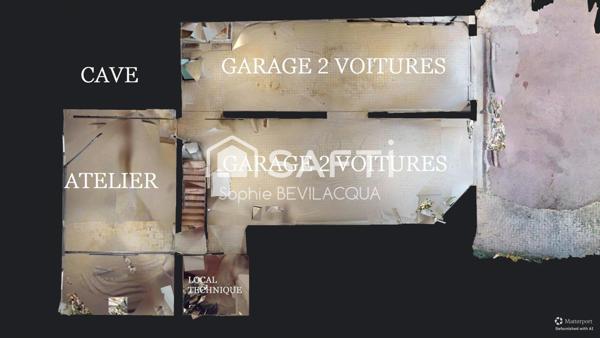 MAISON INDIVIDUELLE SANS VIS A VIS 5 CHAMBRES AVEC SOUS SOL TERRAIN PLAT 3500M² PISCINE