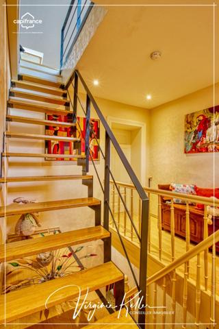 Viager Occupé - Maison de ville entièrement rénovée de 114m² à vendre à SARREGUEMINES (57), quartier NEUNKIRCH sur une parcelle de 124 m² - Terrain supplémentaire de 328 m²