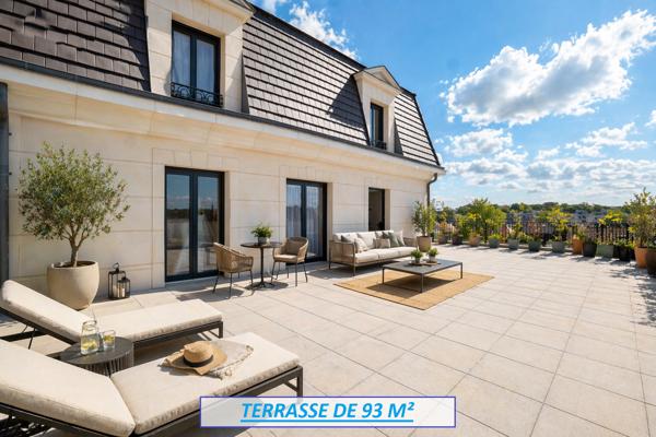 Magnifique duplex 107 m² + terrasse 93 m² + 2 parking