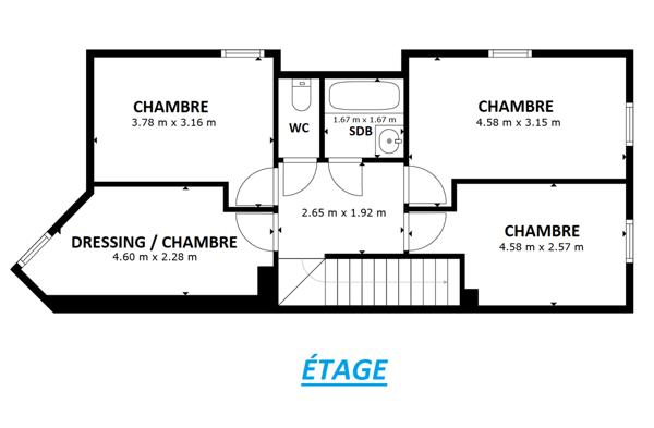 Magnifique duplex 107 m² + terrasse 93 m² + 2 parking