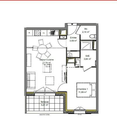 Appartement Neuf sans travaux