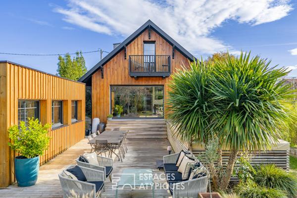 Élégance et esprit chalet face au Bassin d’Arcachon