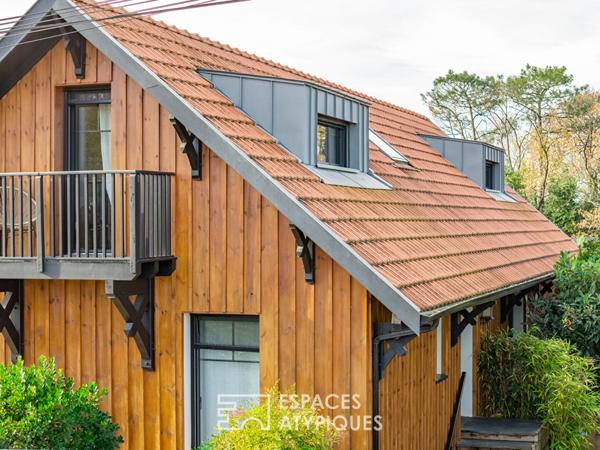 Élégance et esprit chalet face au Bassin d’Arcachon