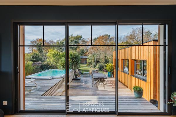 Élégance et esprit chalet face au Bassin d’Arcachon