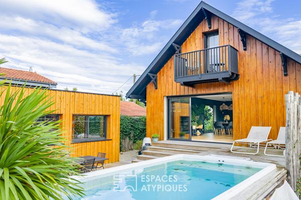 Élégance et esprit chalet face au Bassin d’Arcachon