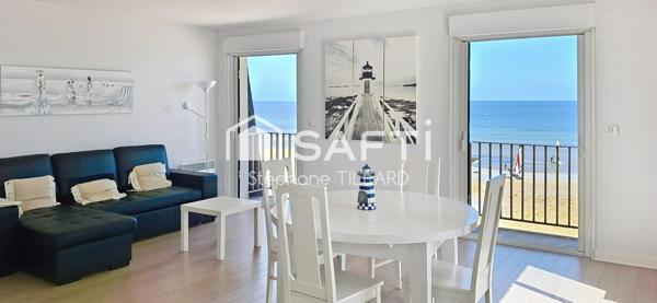 En FRONT DE MER, bel appartement lumineux avec une vue à couper le souffle !