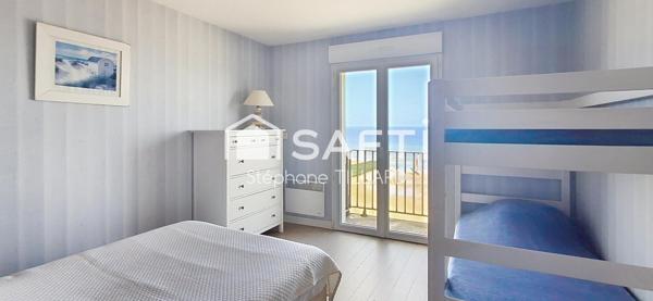 En FRONT DE MER, bel appartement lumineux avec une vue à couper le souffle !