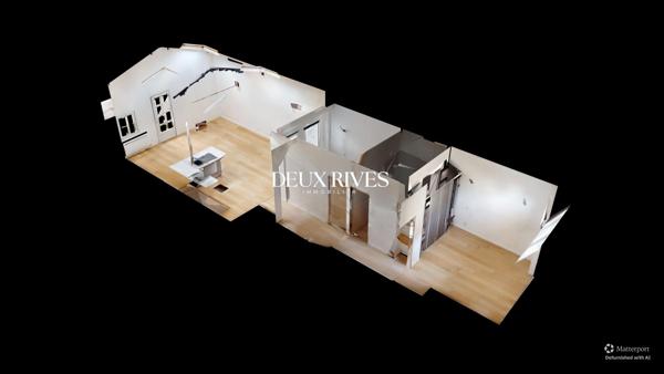Superbe loft lumineux avec extérieur – Nantes Perverie / Loquidy