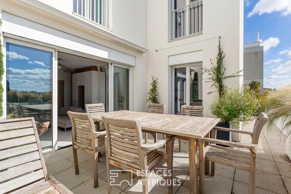 Duplex en dernier étage avec terrasse et vue