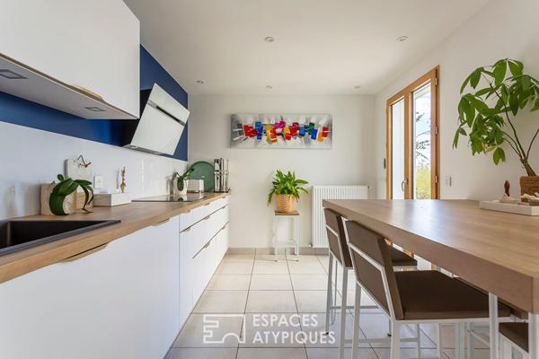 Duplex en dernier étage avec terrasse et vue