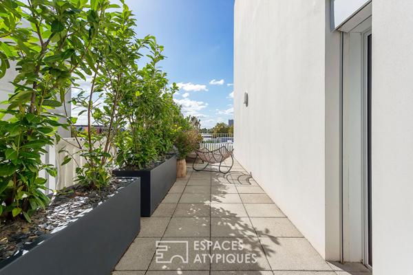 Duplex en dernier étage avec terrasse et vue