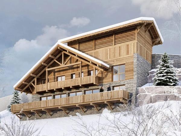 Terrain à vendre  745 m 2   MONTRIOND  - 74