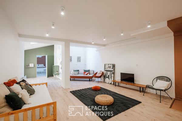 Appartement et local commercial en centre ville