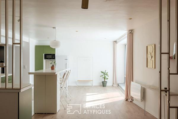 Appartement et local commercial en centre ville