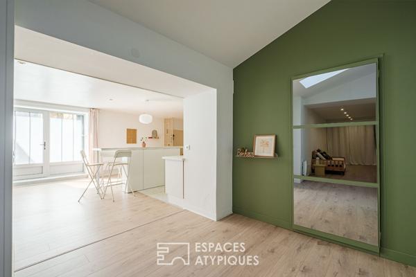 Appartement et local commercial en centre ville