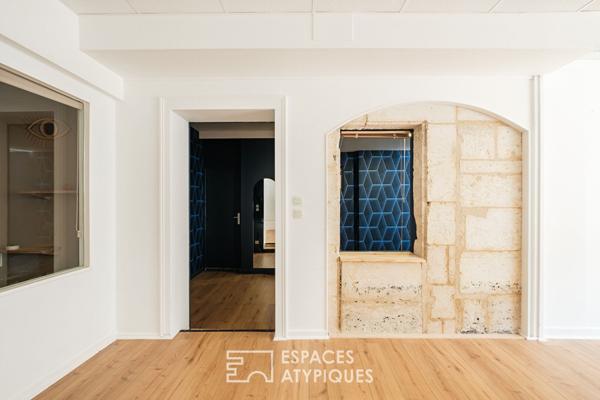 Appartement et local commercial en centre ville