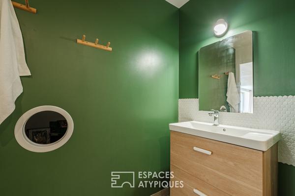 Appartement et local commercial en centre ville