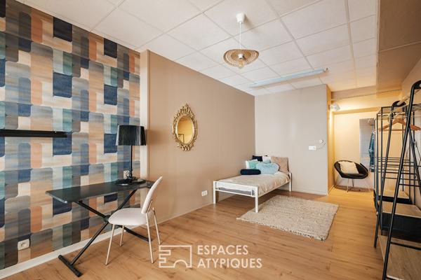 Appartement et local commercial en centre ville