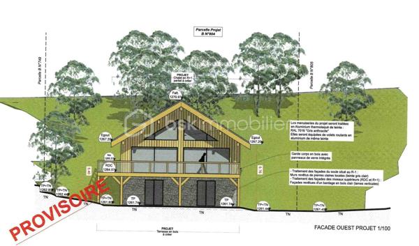 Terrain de 1 477 m²