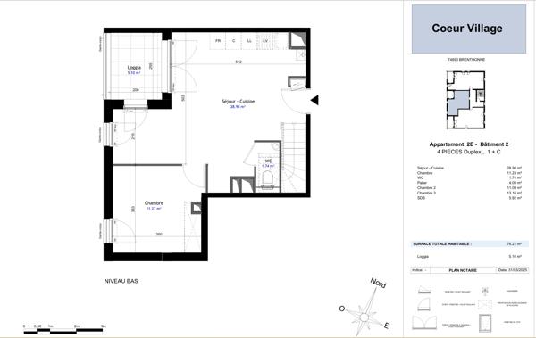 Appartement
         4 pièces
        - 77 m² 369 000 € *